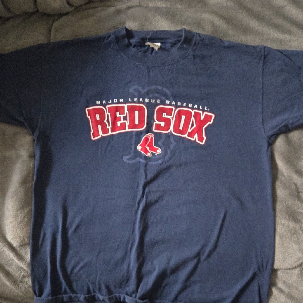 Men's Boston Red Sox Navy Blue Baseball Tee